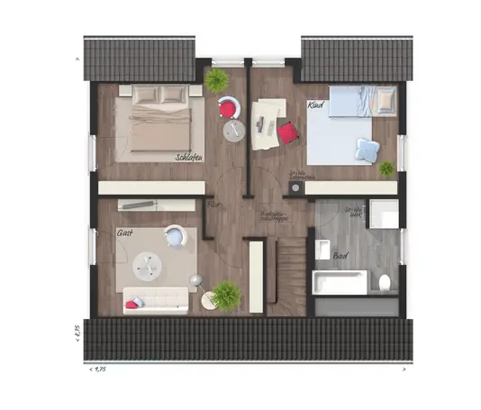 Flair-125-Dachgeschoss-Elegance